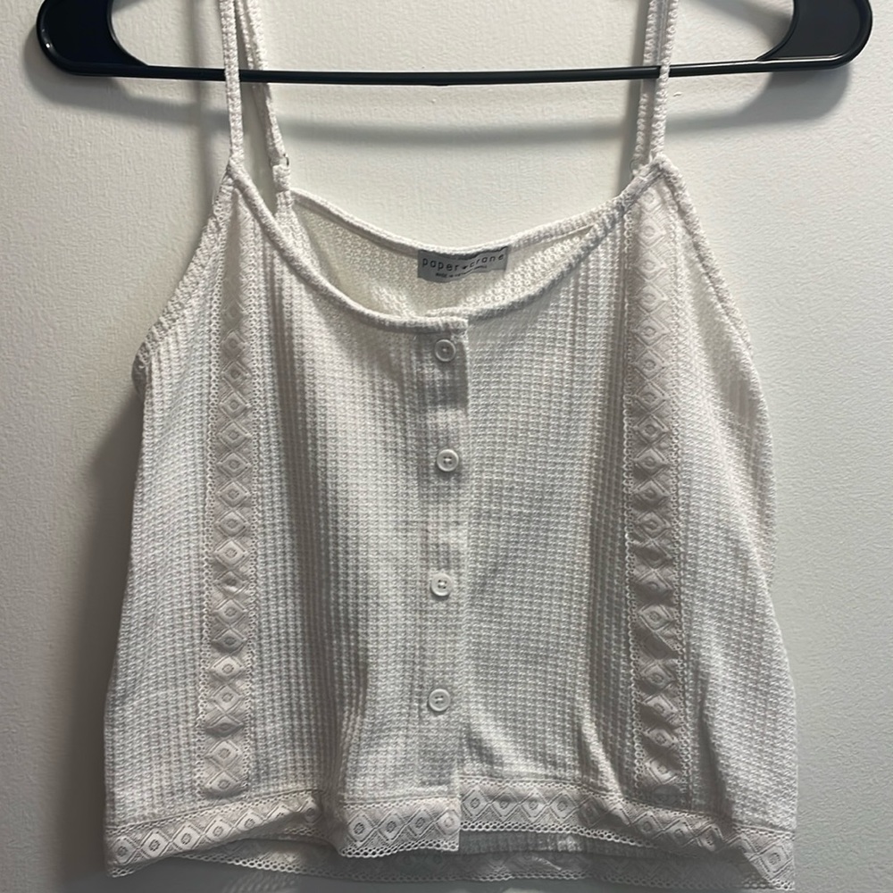 Women’s S tank top white